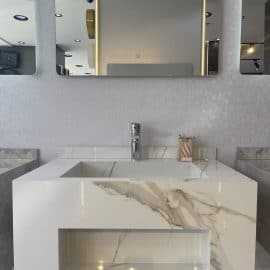 مغسلة بورسلان حوض ليزر 80سم