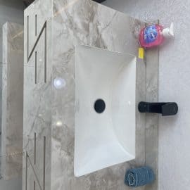 مغسلة بورسلان حوض ليزر 80سم