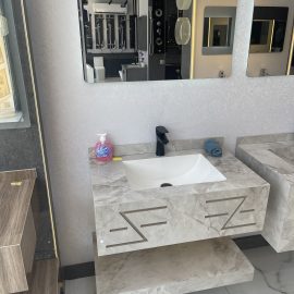 مغسلة PVCديكور مقاس 100